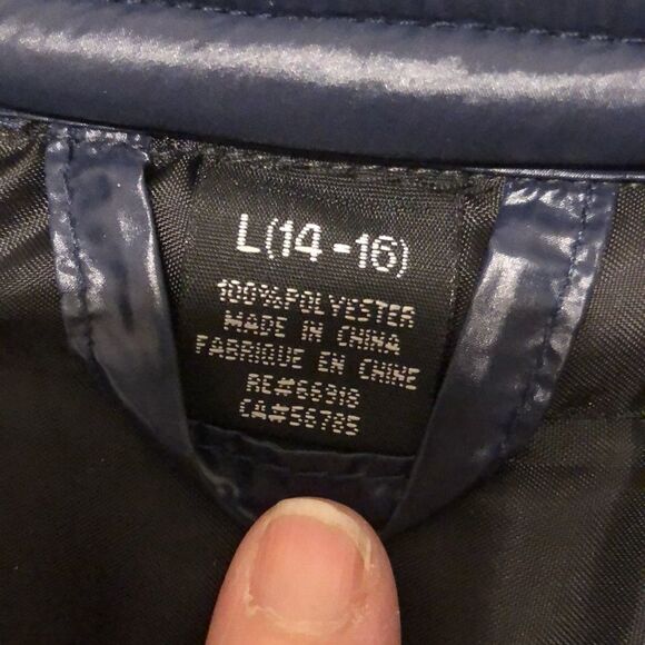 NWOT Swiss Cross Youth Bubble Jacket Size L 14/16 - Picture 2 of 4